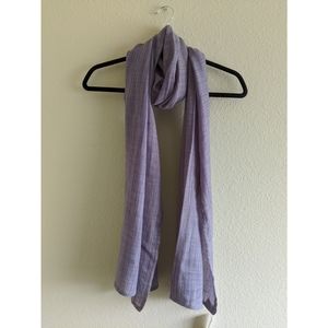 Barney's New York Purple Cashmere Scarf